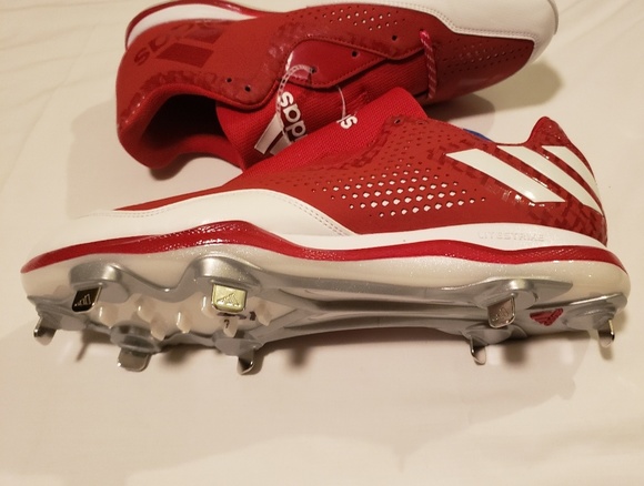 Adidas Mens Power Alley 4 Metal Baseball Cleats - Picture 3 of 4